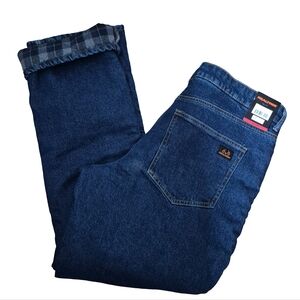 NWT Mens RealTree Flannel Lined Denim Jeans Size 34/30